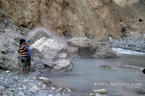 Geyser Llatica on the way to Llahuar