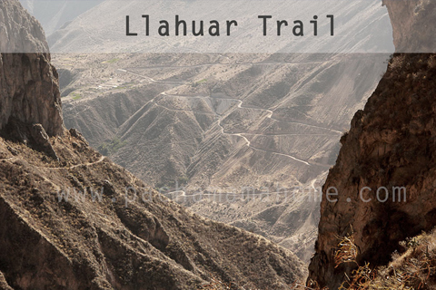 Trail to Llahuar from Cabanaconde